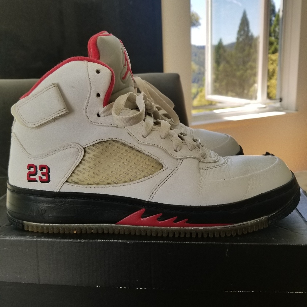 Air Jordan 5 Fusion Fire Red Mens 8